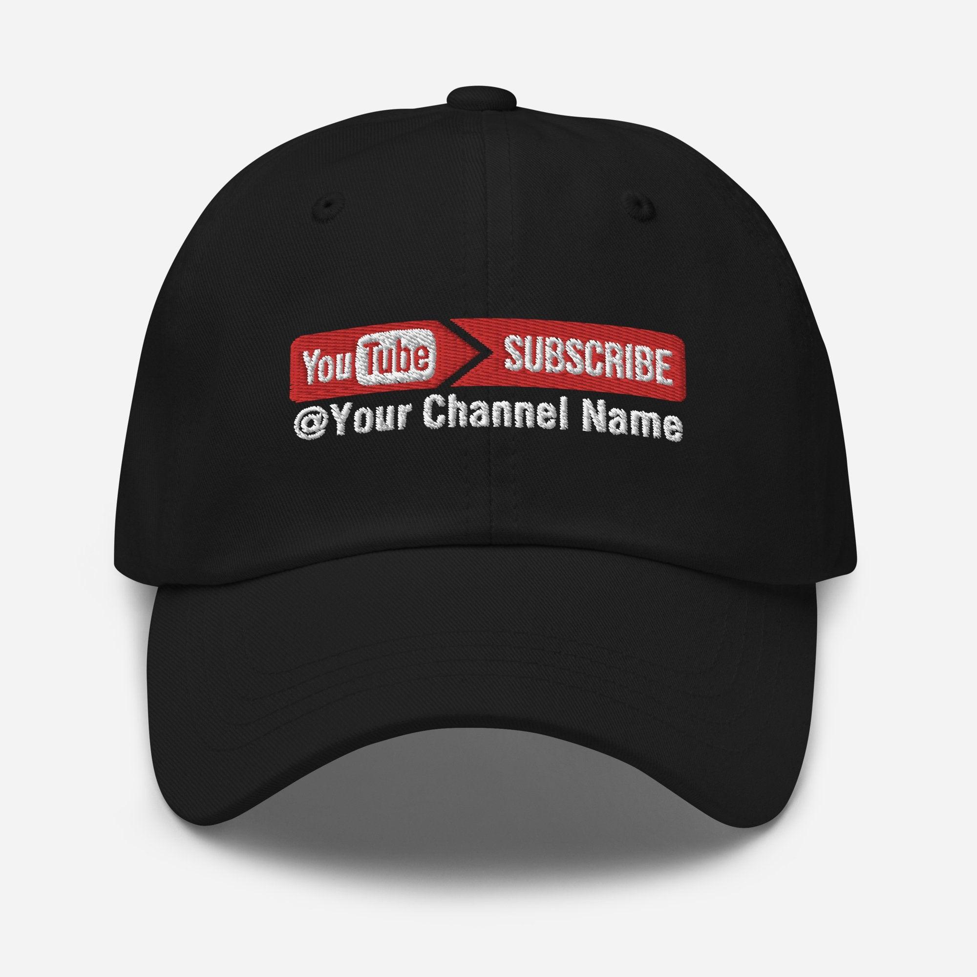 Custom YouTuber Hat, Personalized YouTube Channel Cap - 17Apparel