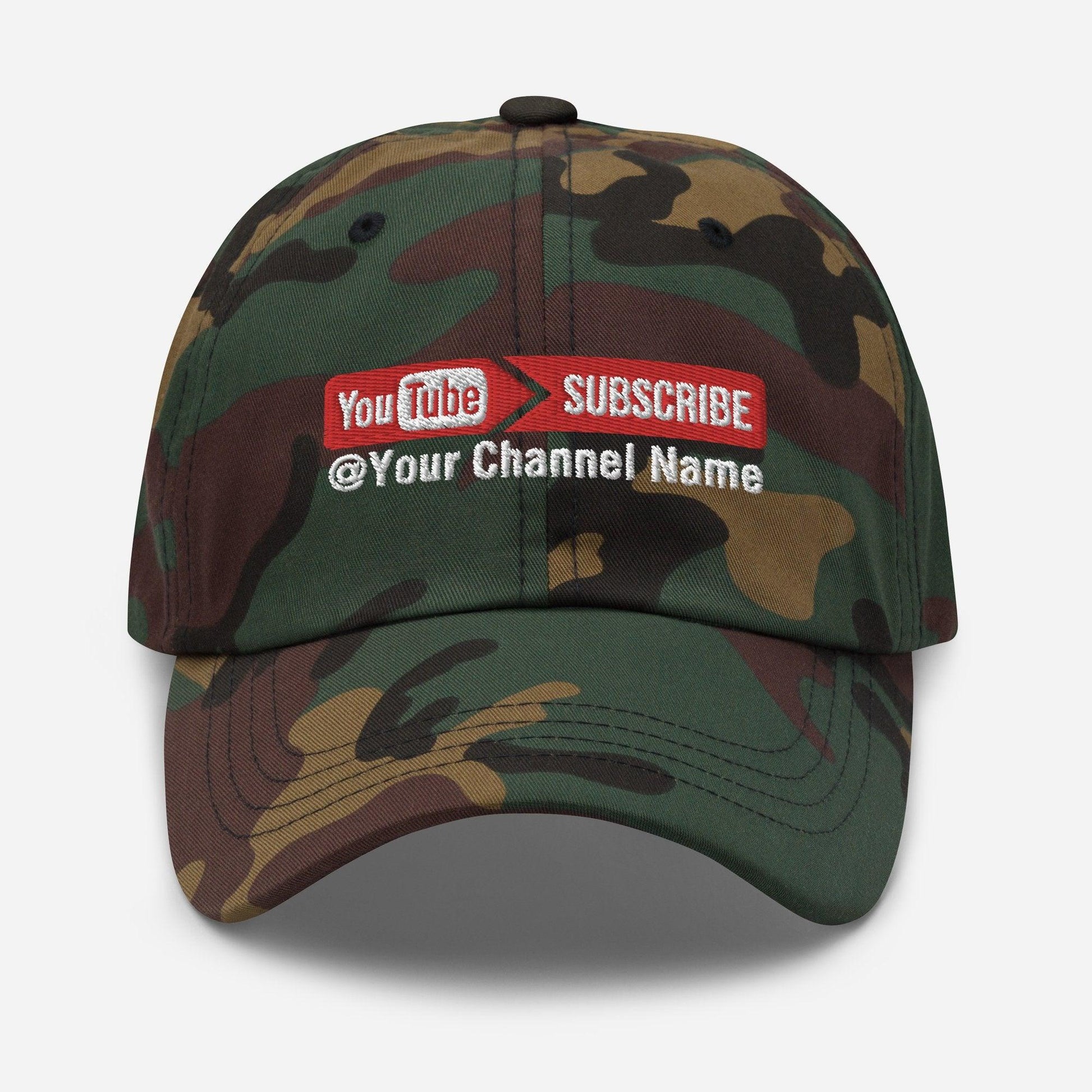 Custom YouTuber Hat, Personalized YouTube Channel Cap - 17Apparel